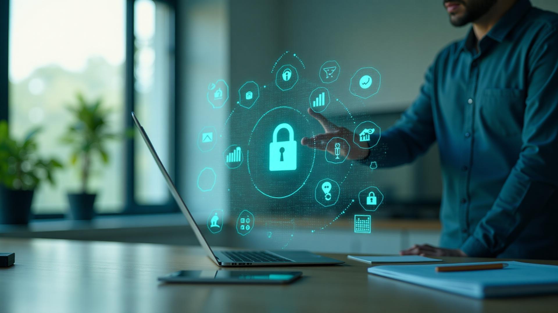 Privacy and data protection concept with secure documents